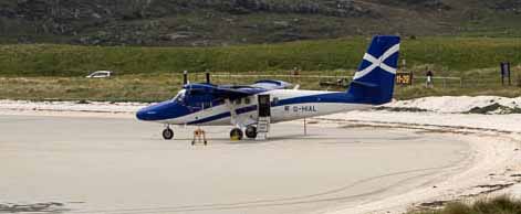 Flieger auf Sand